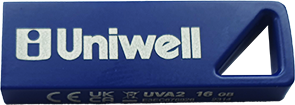 USB-Stick 2.0 16GB Navy Blue (Uniwell + DDS) 6,50 €
