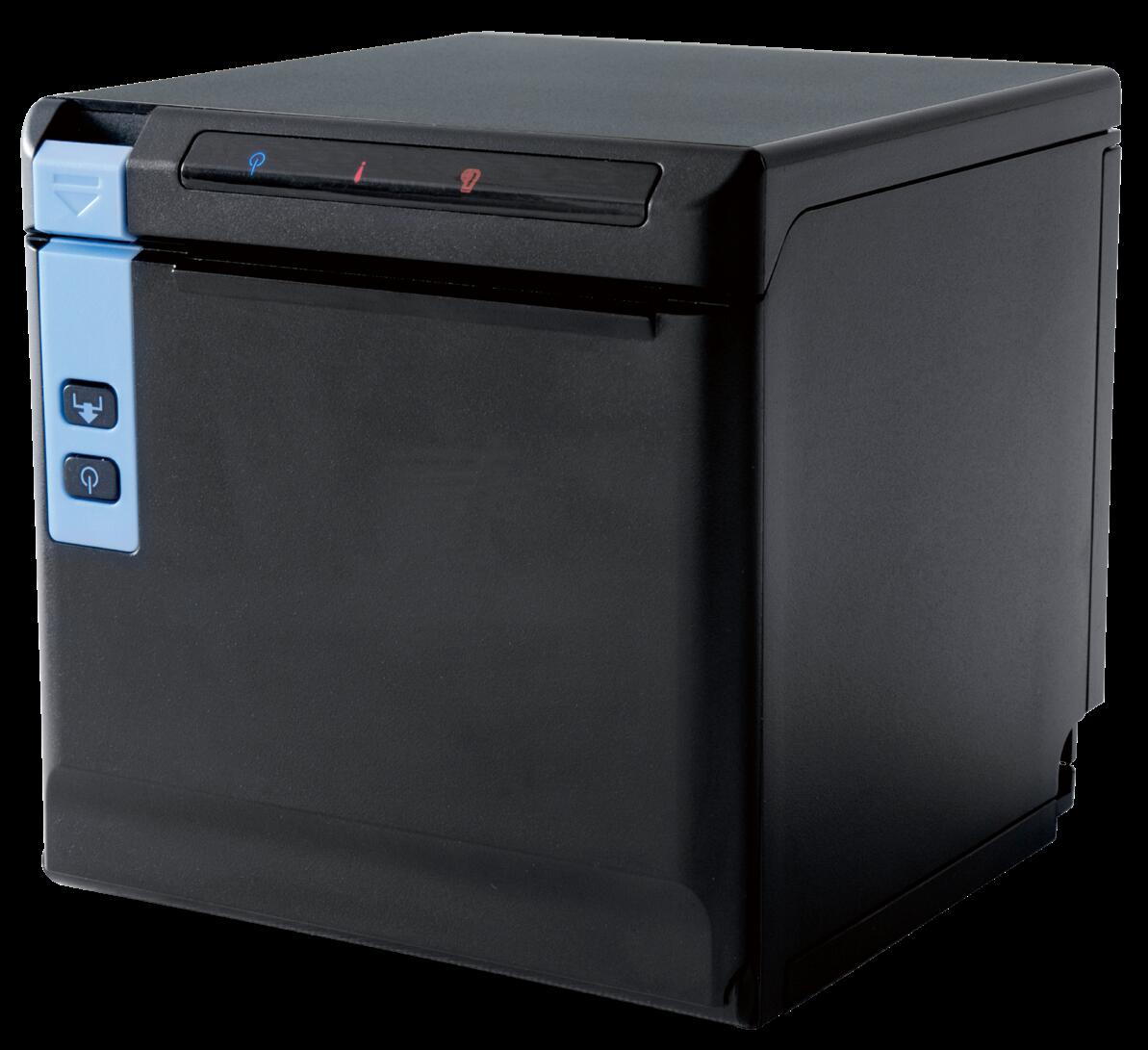 TP808 Drucker schwarz (USB + LAN + ser.)